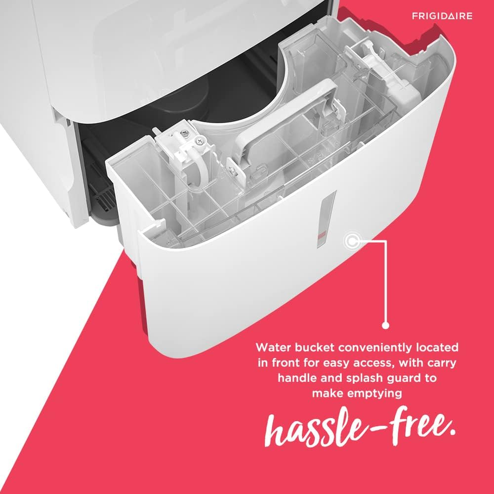 White 50 Pint Dehumidifier with Built In Pump P77054