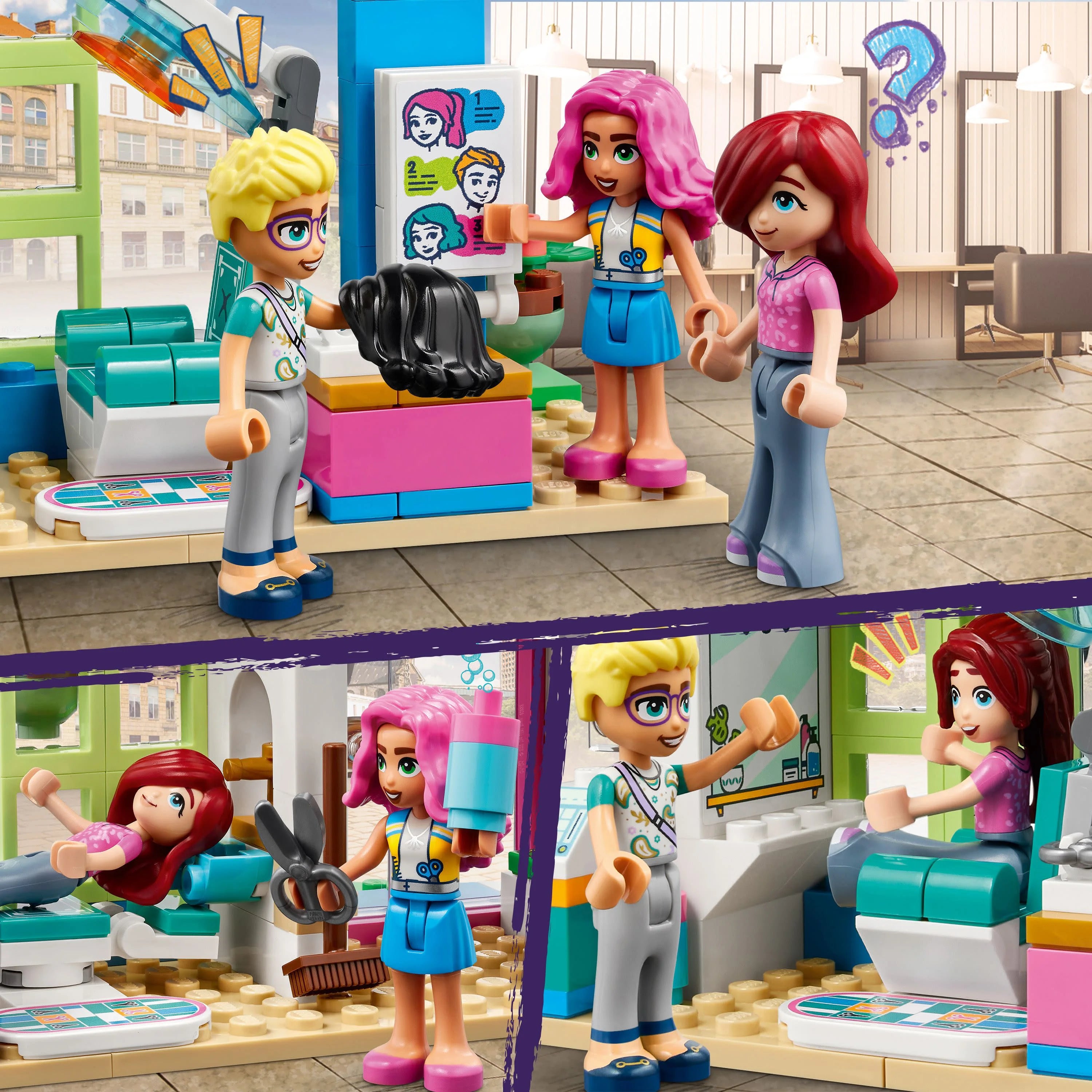 LEGO Friends Hair Salon Building Toy with Mini-Dolls X17182