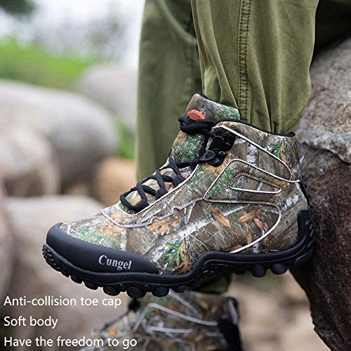 Grey Waterproof High-top Hiking Shoes R53725