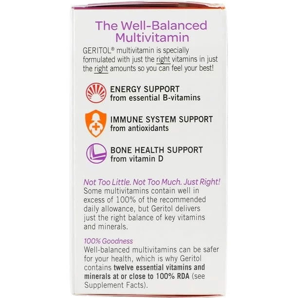 Geritol Complete Tablets 100 Tablets (Pack of 4) Q213