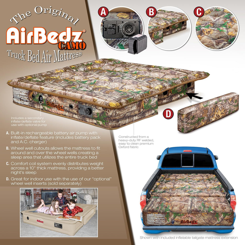 Truck Bed Air Mattress 5.5 ft > 5 ft Mid Size Short Bed C701717