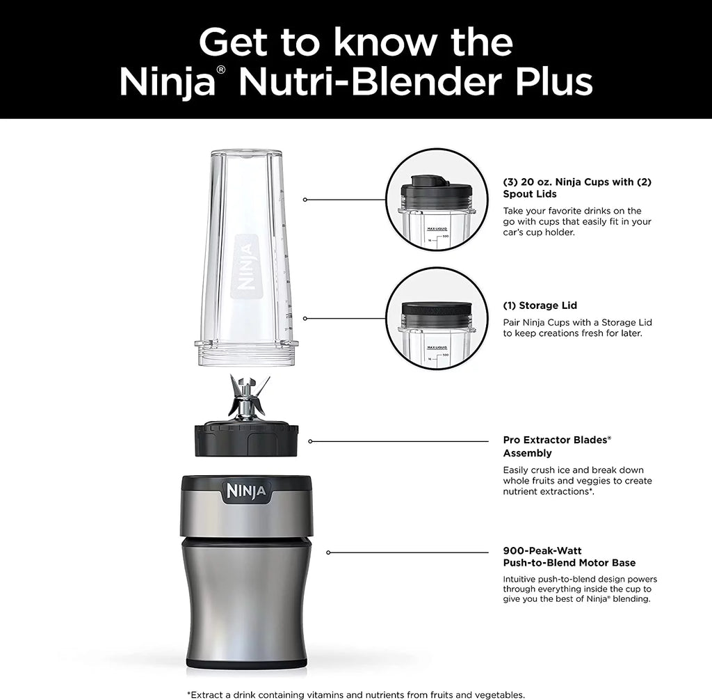 Compact Personal Blender, Silver L643
