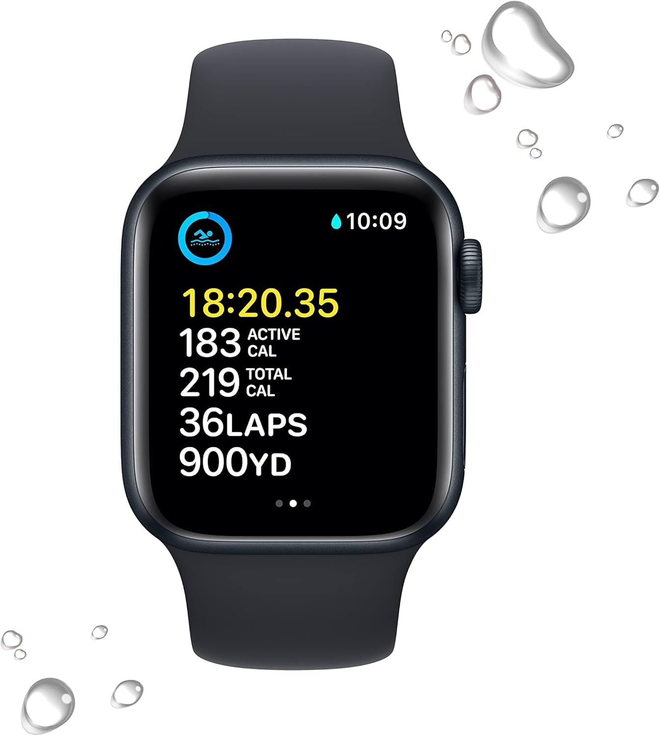 40mm Midnight Aluminum Case Sport Band Smartwatch R21595