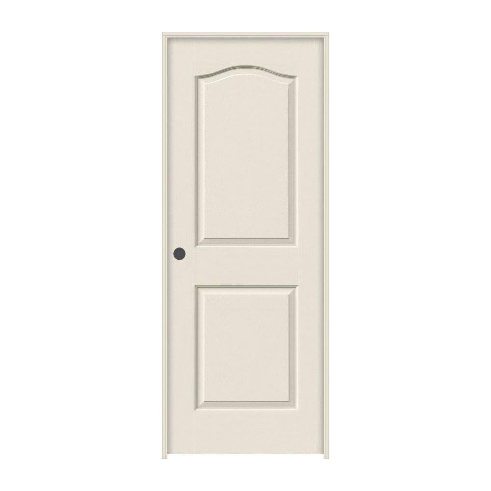 36 in. x 80 in. Primed Right-Hand Smooth Solid Core Molded Composite MDF Single Prehung Interior Door Y39274