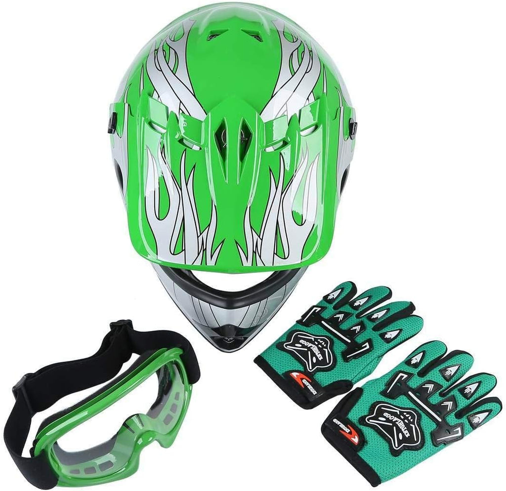 DOT Youth Offroad Dirt Bike Helmet J124