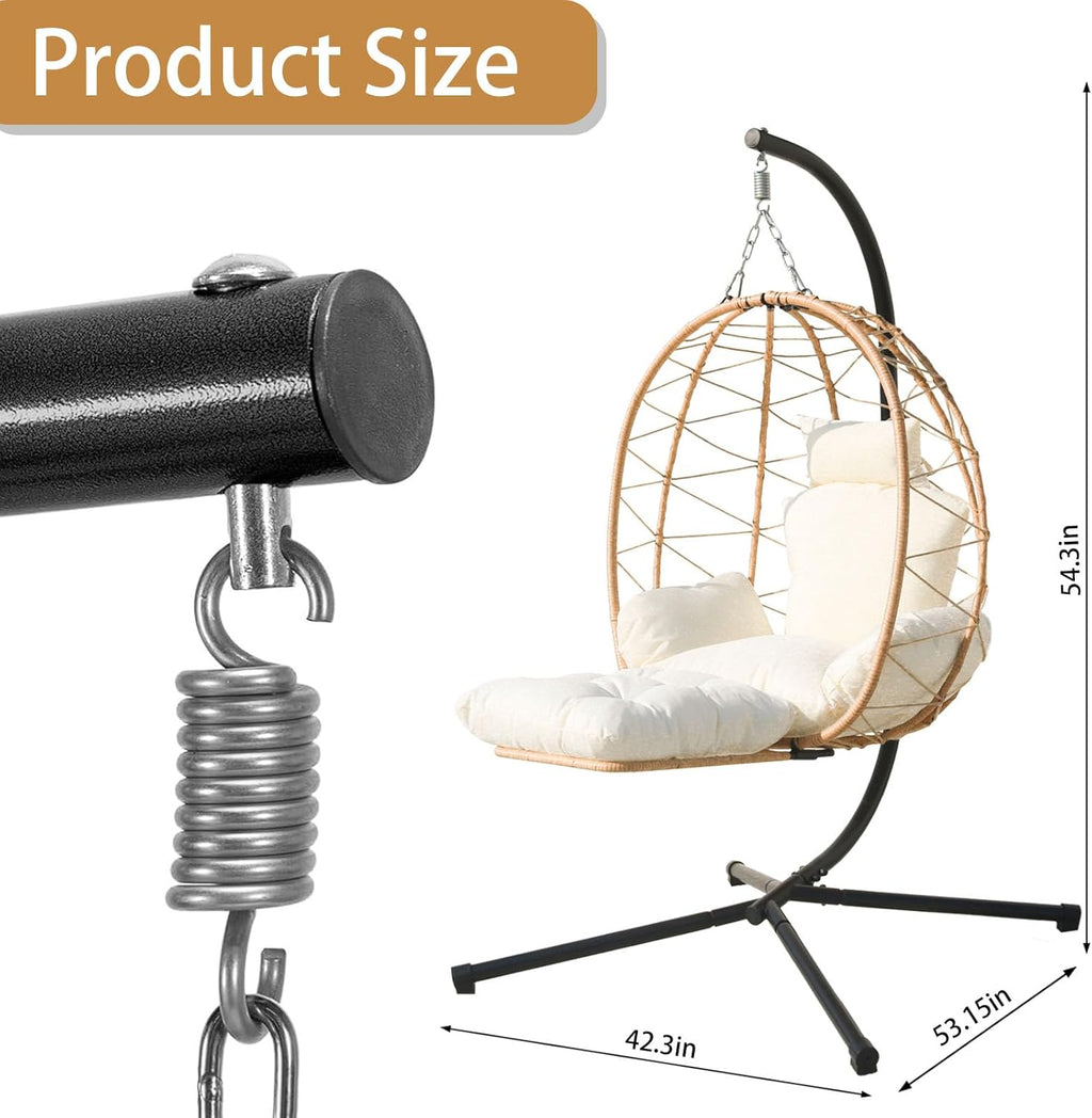 Small Hanging Egg Chair with Stand B970865