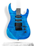 Black Solid Body Electric Guitar with 24 Frets R5356