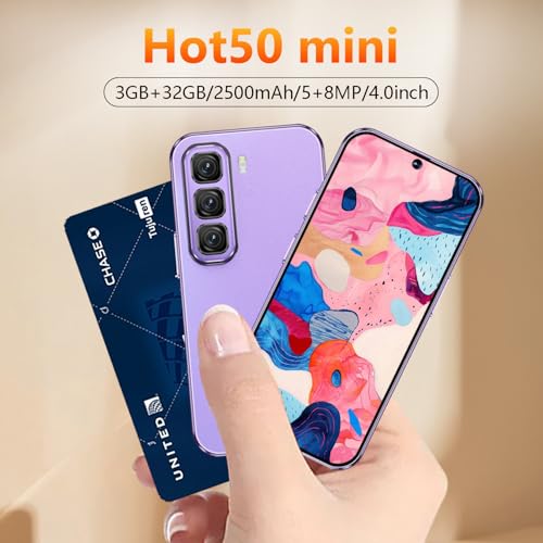 Purple 4.0 inch HD Display 3GB RAM 32GB ROM Dual SIM Smartphone T5348