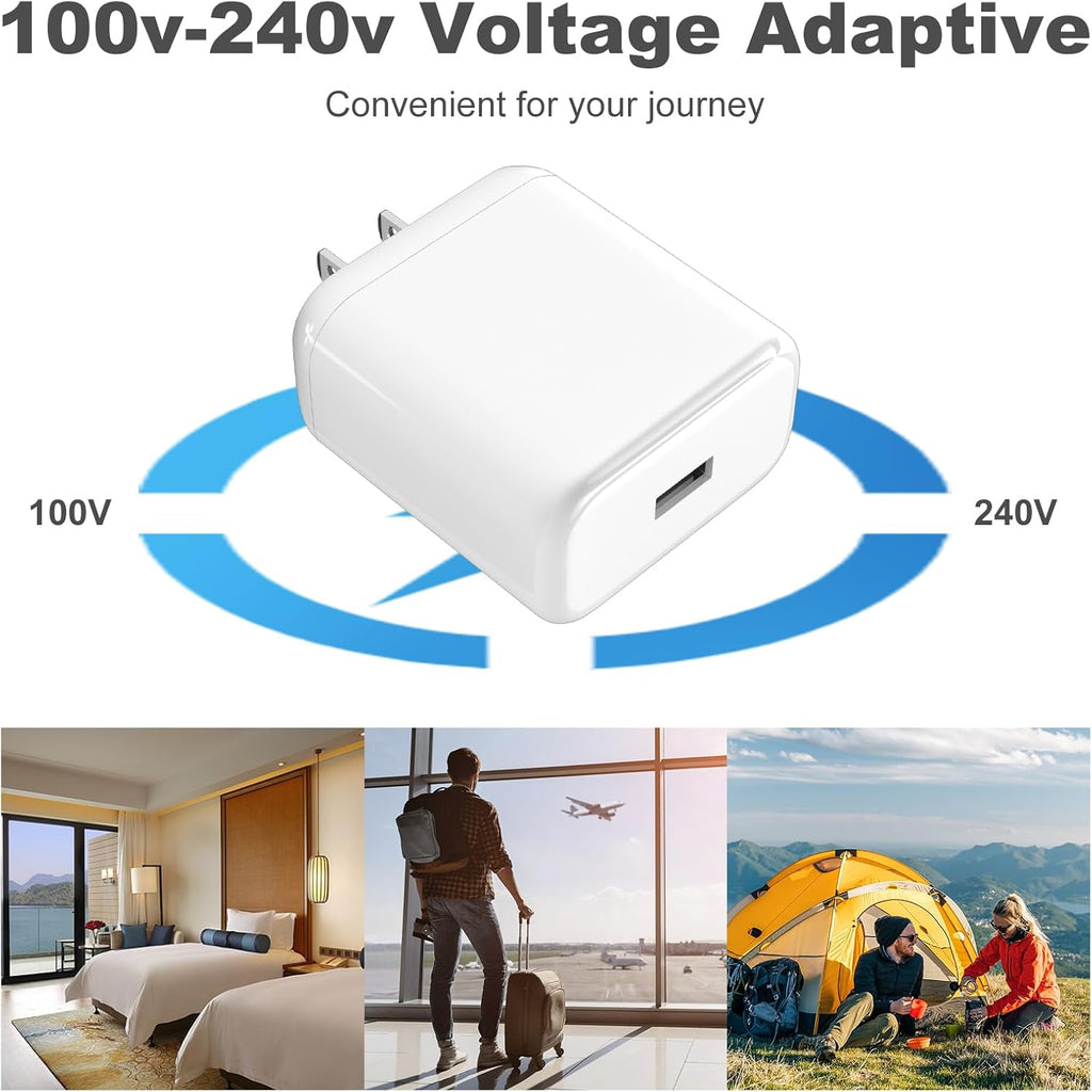 65W Rapid Wall Power Adapter with USB A to C Cable L519