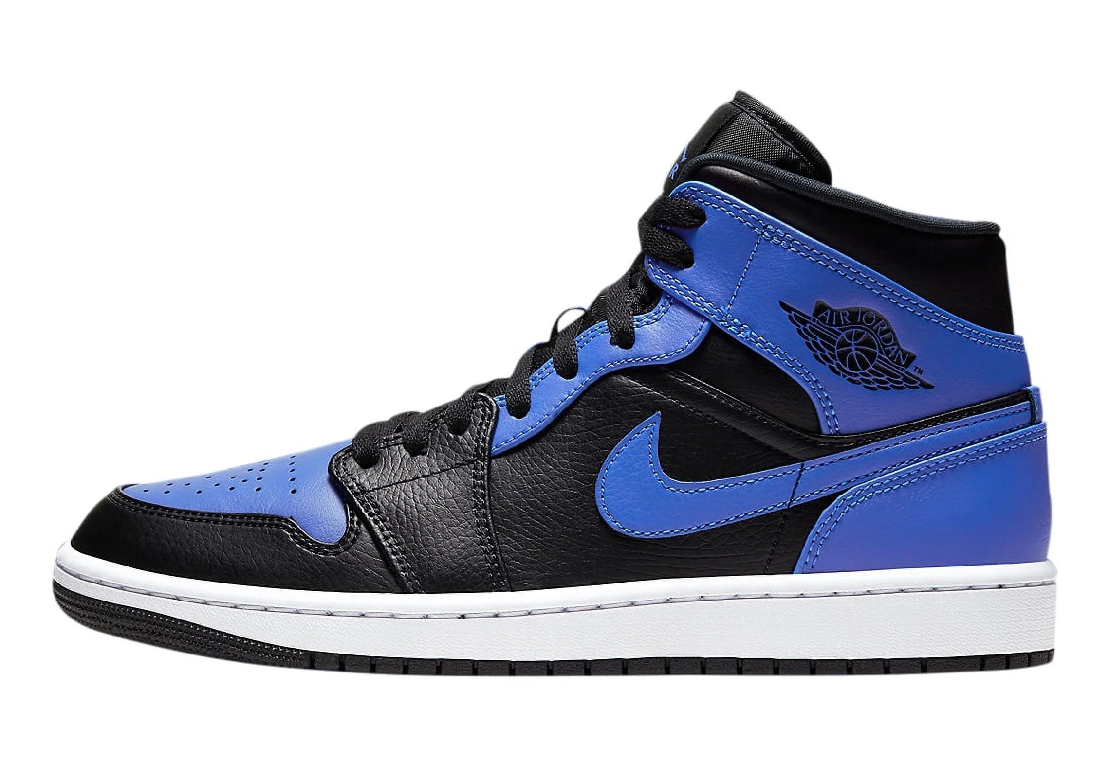Black Hyper Royal-White Jordan 1 Mid T63434