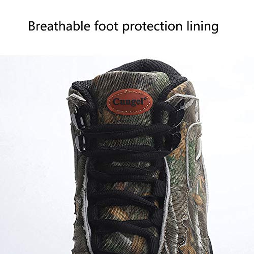 Grey Waterproof High-top Hiking Shoes R53725