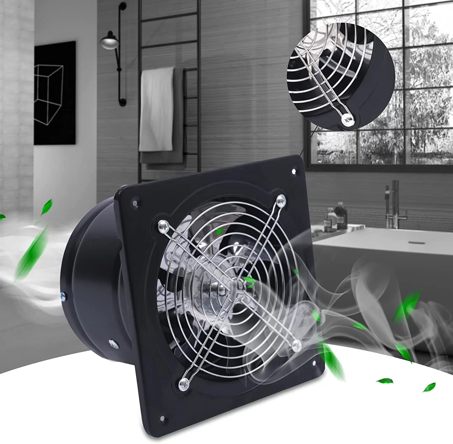 Metal Axial Exhaust Fan 2800r/min F1036