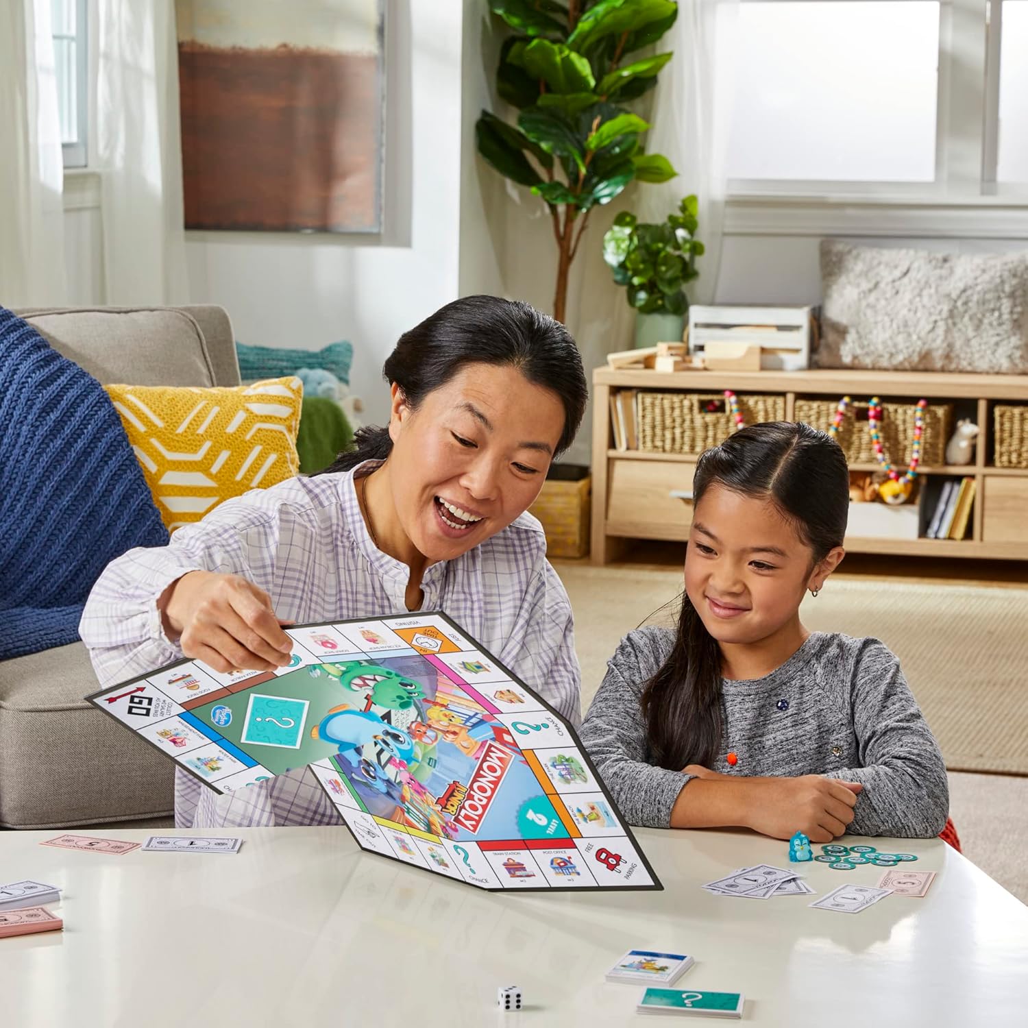 Monopoly Junior Board Game, 2-Sided Gameboard, 2 Games in 1 K26444