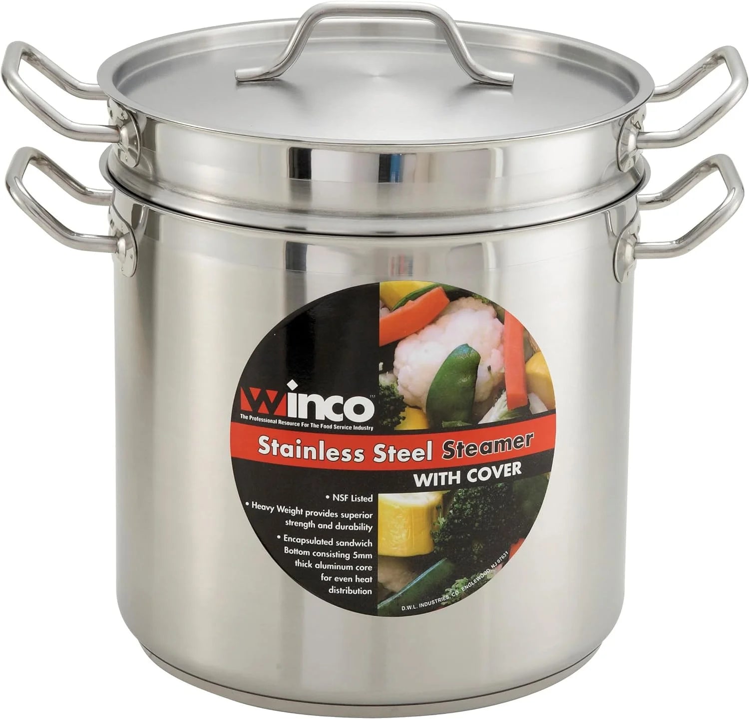 Stainless 16 Quart Steamer Pasta Cooker With Cover I690