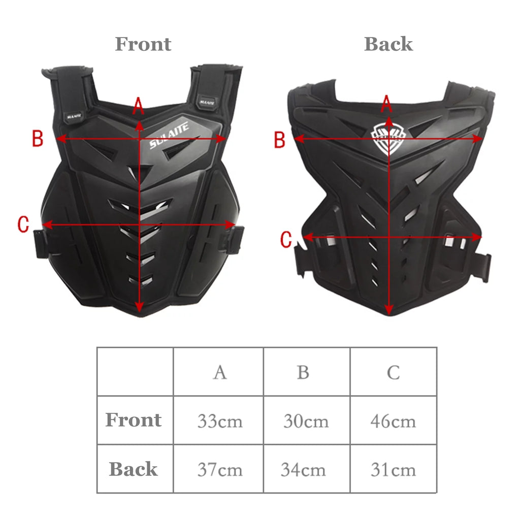 Motorcycle Armor Vest Chest Spine Back Protector Protective Vest C29740