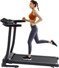 2.5 HP folding treadmill with 3-speed incline adjustment and 12 preset programs P2609