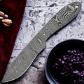 Damascus Steel Full Tang Blank Blade Knife U92648
