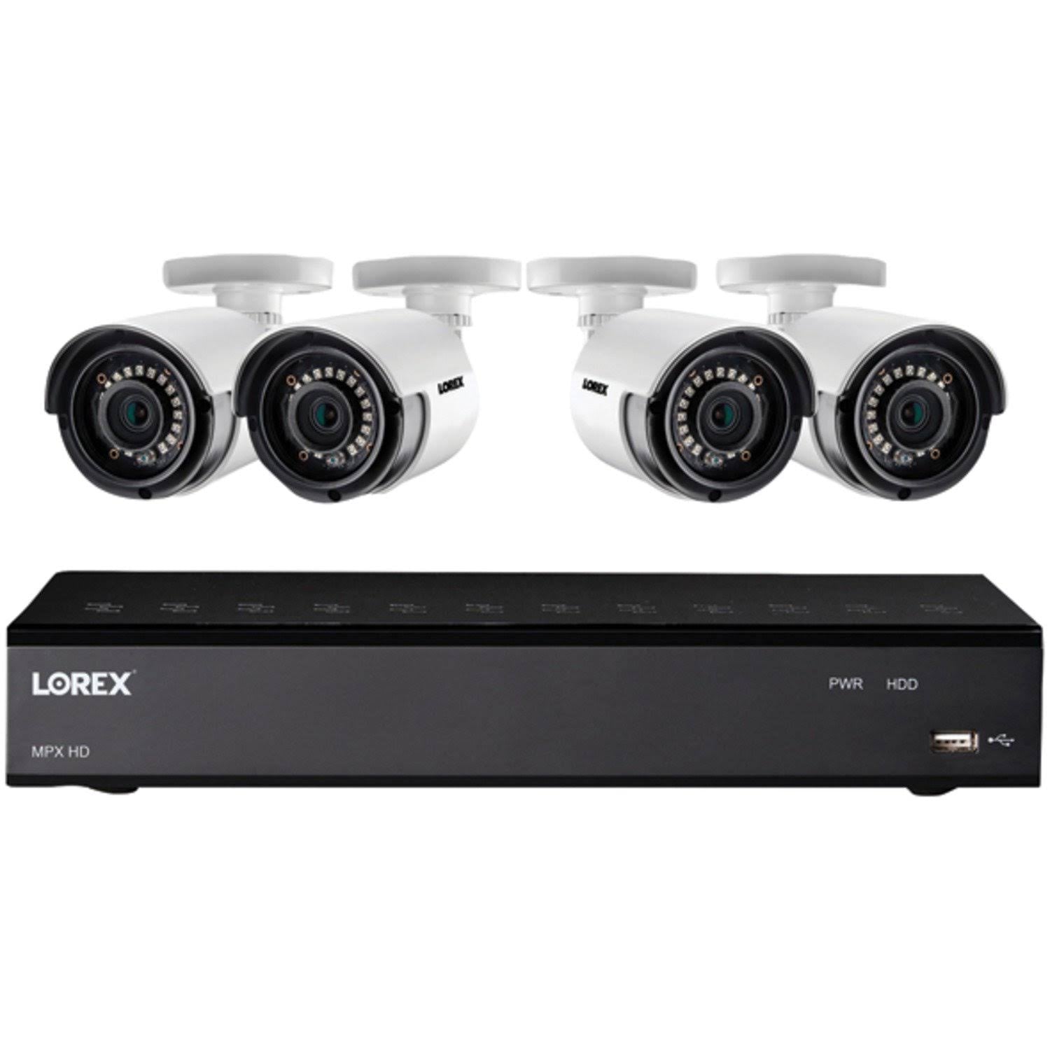 HD Security Camera System with DVR and Four 1080p Bullet Cameras T9537
