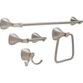 4-Piece Brushed Nickel Bathroom Hardware Set H20333