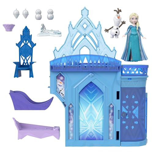 Storytime Stackers Elsa Ice Palace Stackable Castle Doll House with Small Doll & 8 Pieces S3661