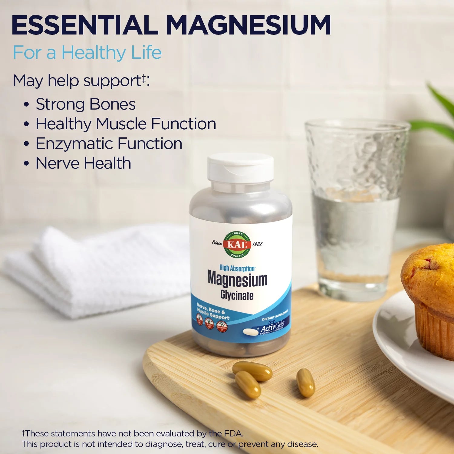 Magnesium Glycinate 315mg 180 Softgels S630