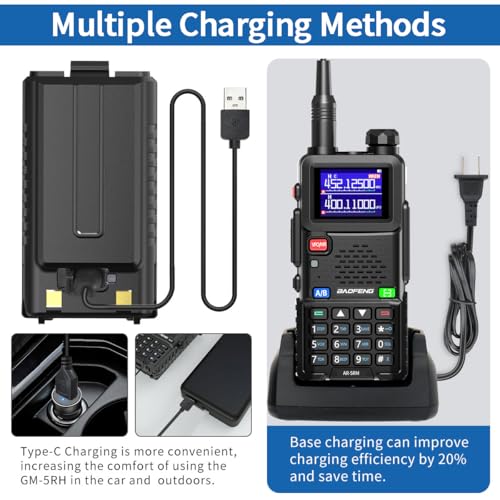 2 Pack 10W Handheld Ham Radio Walkie Talkies with Programming Cable A528