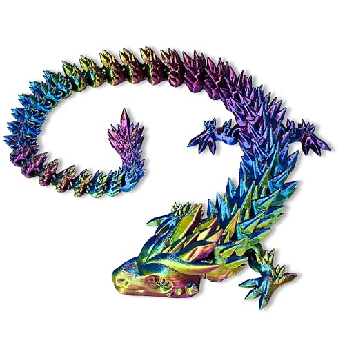 30" Color-Changing Articulated Dragon N878