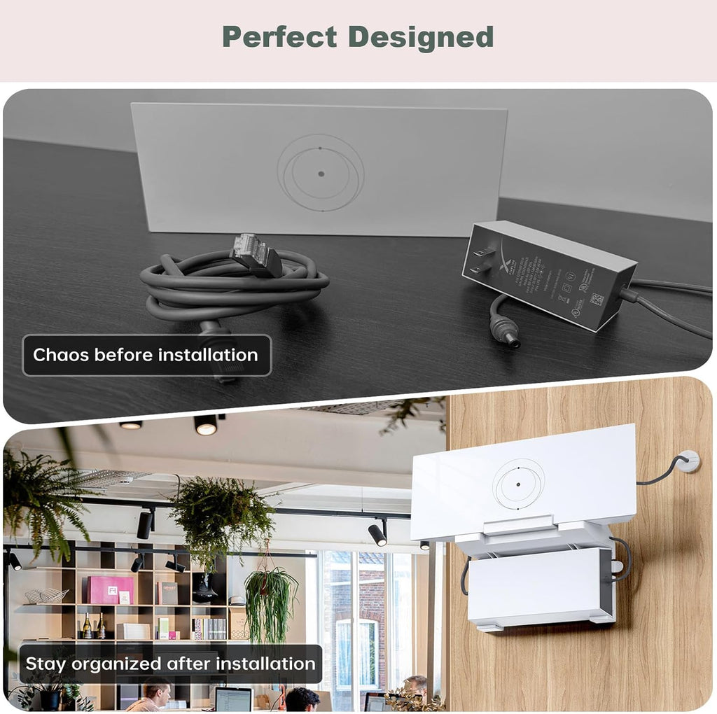 2 in 1 Wall Mount for Starlink Gen 3 Mesh Router and Power G650