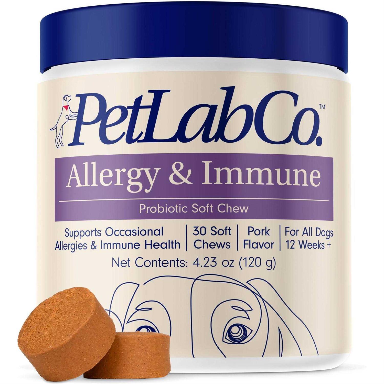 Allergy & Immune Probiotic Chew Supplement for Dogs S7760