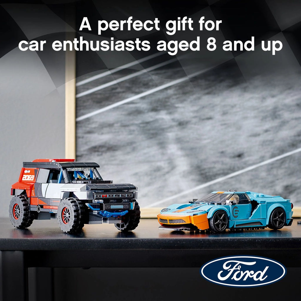 Ford GT Heritage Edition and Bronco R Building Toy (660 Pieces) L765