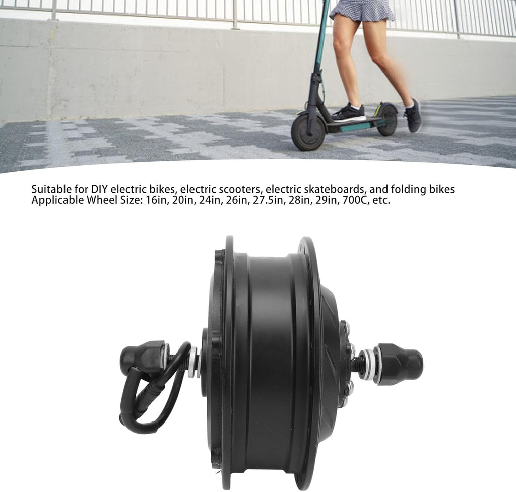 36V 500W Electric Bike Brushless Gear Hub Motor Front Wheel Drive Motor Kit W901314