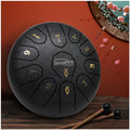 22-Inch 10-Notes 440Hz D Minor Kurd Handpan with Bag, Mallets, Stand and Cloth V8278