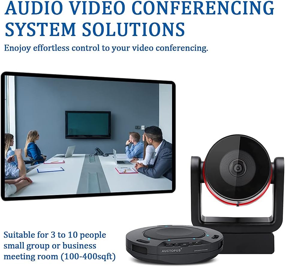 2.4G Wireless Conference Speaker HD1080P Conference Room Camera Bundle L707749