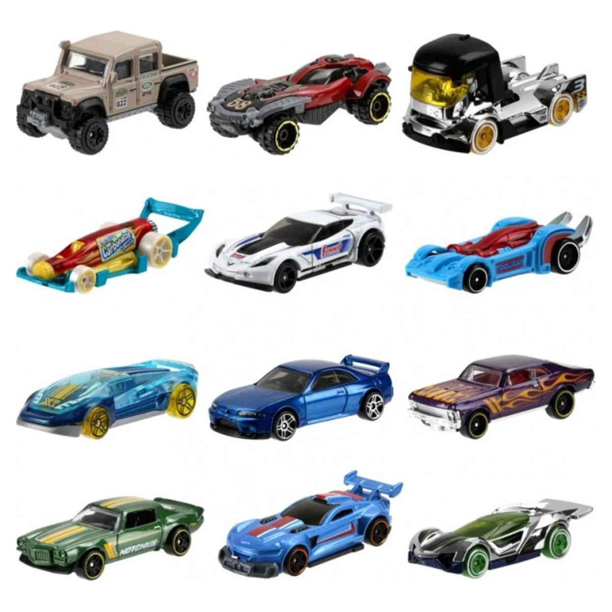 72ct Assortment Case Die-Cast Toy Cars O280