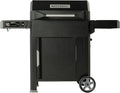 Black Digital Charcoal Grill and Smoker Combo D31526