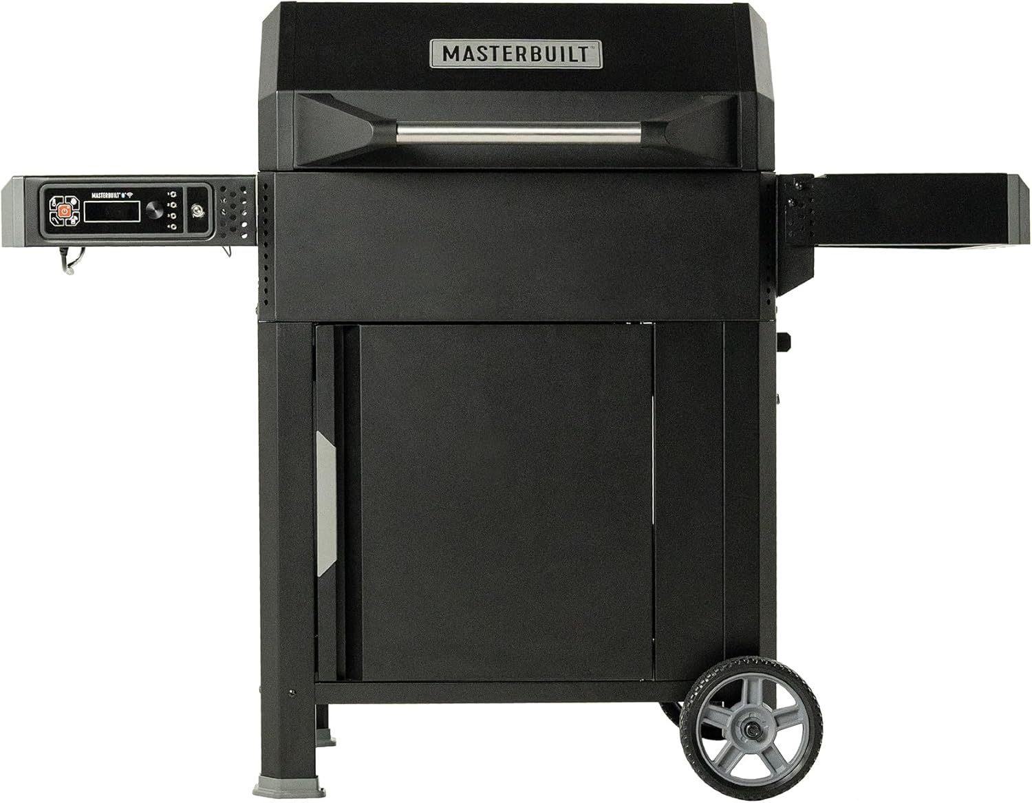 Black Digital Charcoal Grill and Smoker Combo D31526