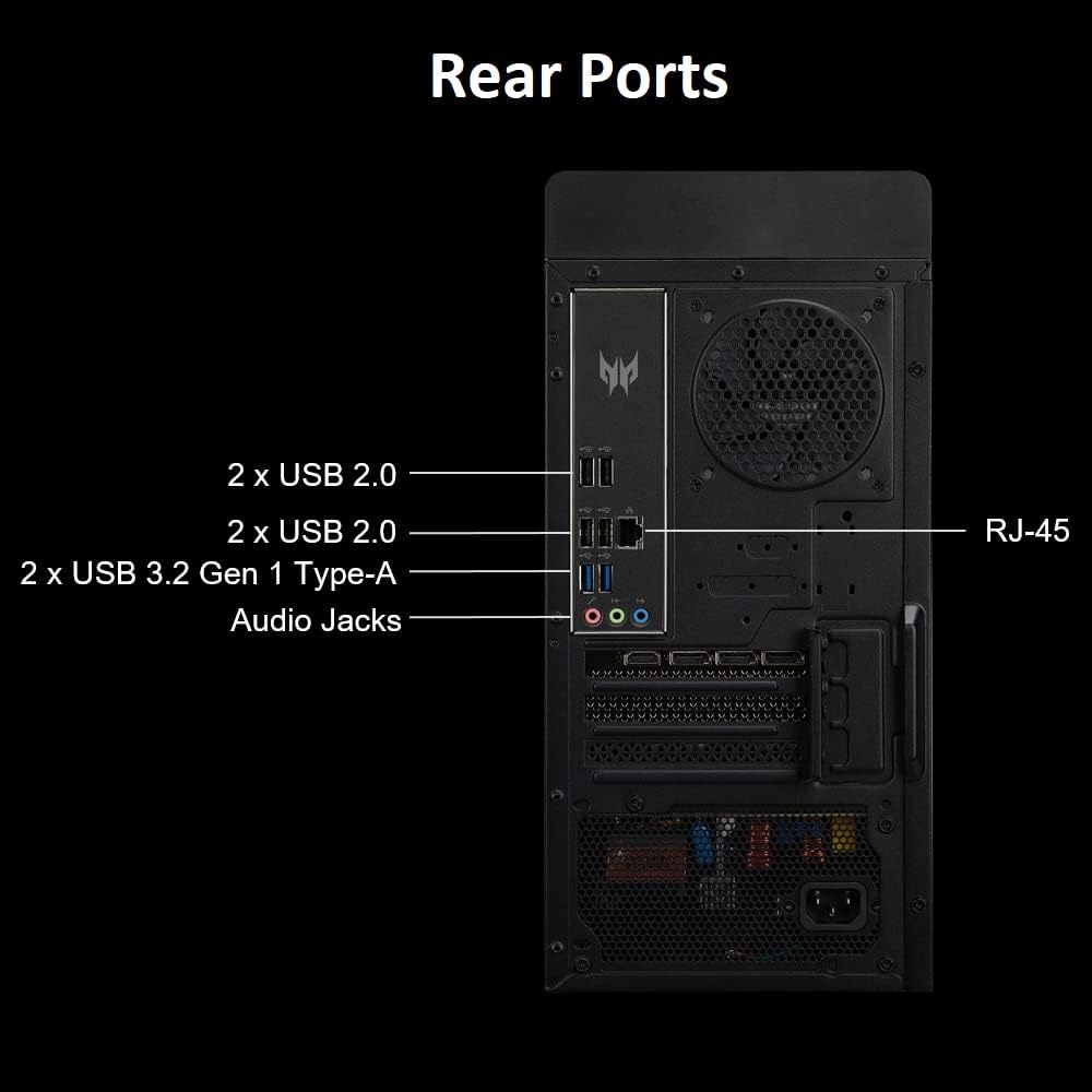 13th Gen Intel Core i7-13700F 16-Core NVIDIA GeForce RTX 3070 16GB DDR5 1TB PCIe Gen 4 SSD Gaming Desktop M847