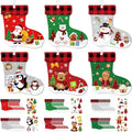48 Pcs Christmas Craft Kits Stockings Ornaments Kit DIY Cutouts W1962