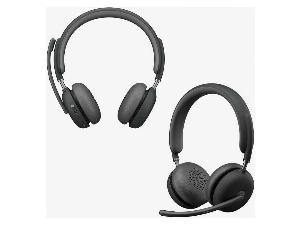 Wireless Bluetooth Over-the-head Headset with Microphone Graphite X65239