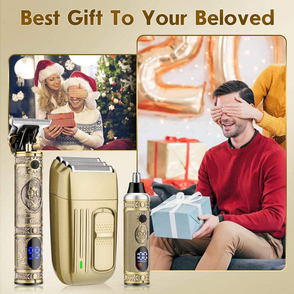 Cordless Hair Clippers Set with LED Display U769610