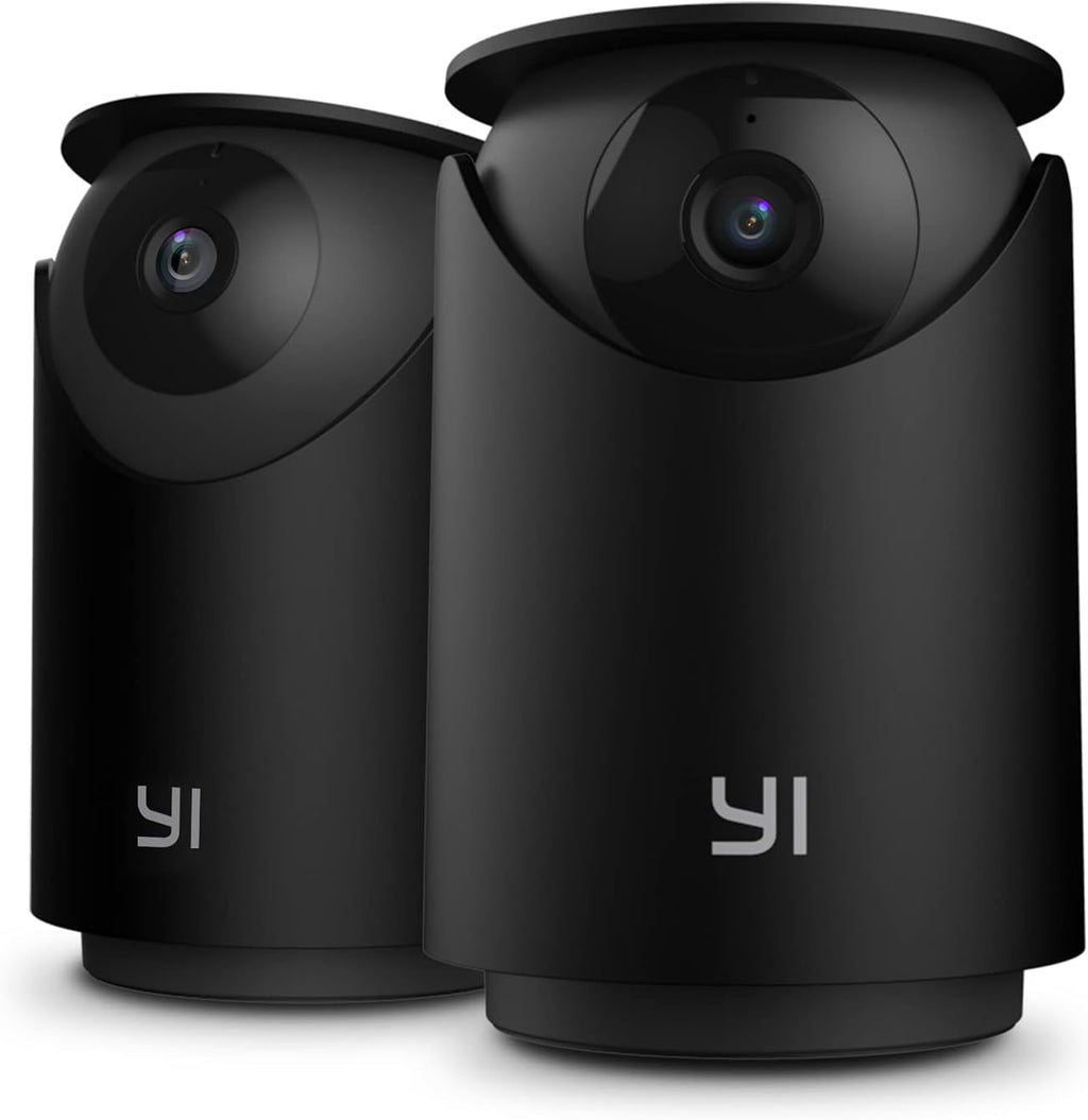 2K WiFi Indoor Security Camera 360-degree with Night Vision, 2-Way Audio, 2pc G60374