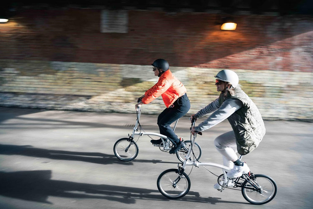White 3 Speed Folding Bike N40673