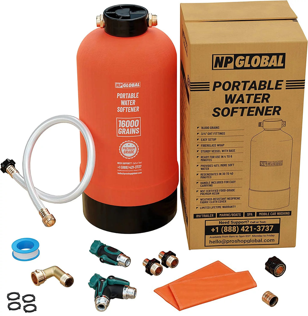 Portable 16,000 Grain RV Water Softener W521964