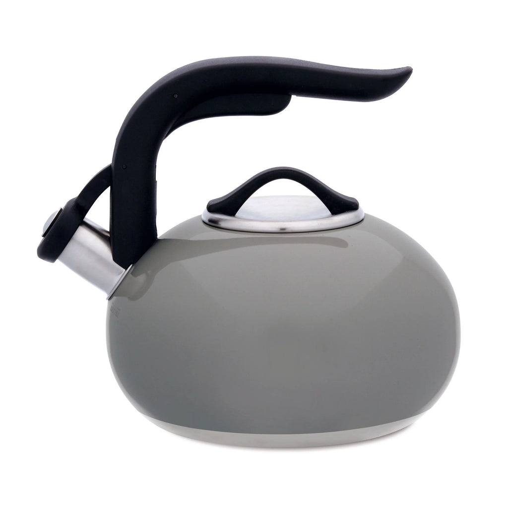 1.8-quart Light Grey Stainless Steel Tea Kettle J462