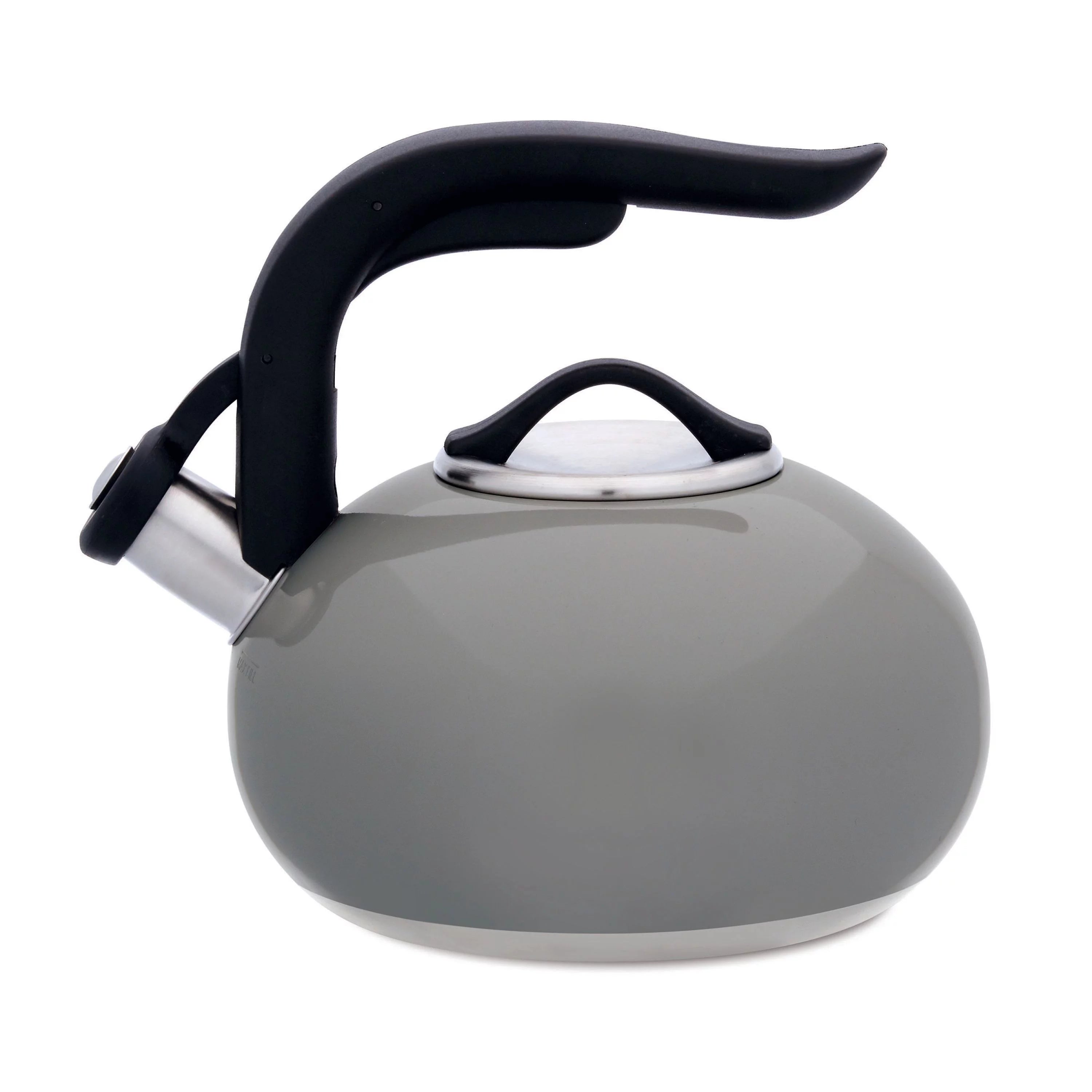 1.8-quart Light Grey Stainless Steel Tea Kettle J462