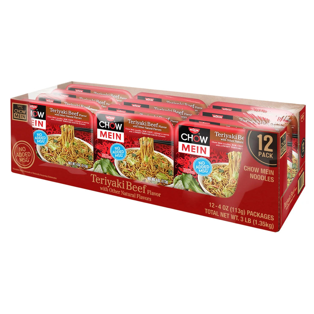 Teriyaki Beef Chow Mein Noodles (4 oz., 12 ct.) U520651