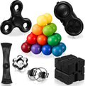 7Pack Fidget Toys Set Sensory Toys for Kids Adults Autistic ADHD Stress Relief Toys T749629