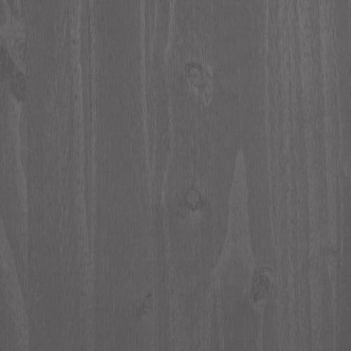 Light Gray Solid Wood Pine Sideboard with 2 Doors Q394