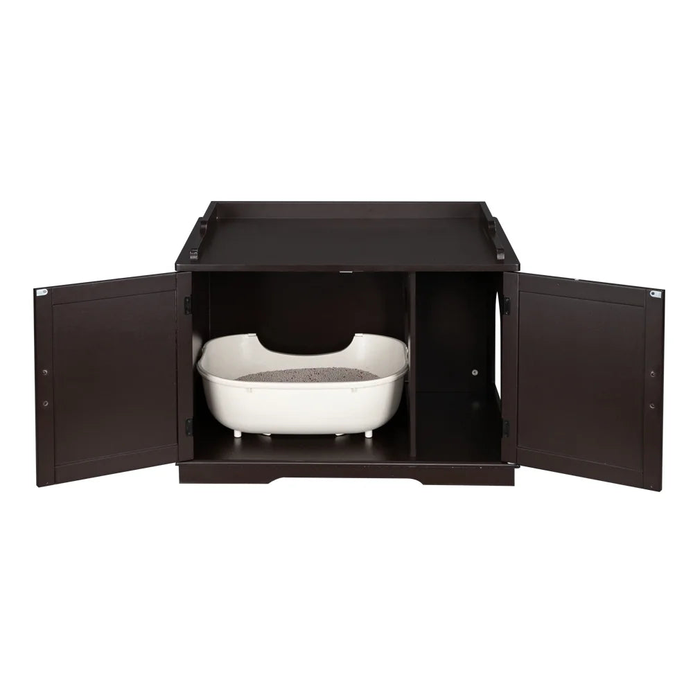 Cat Litter Box Enclosure with Vent Holes B6525