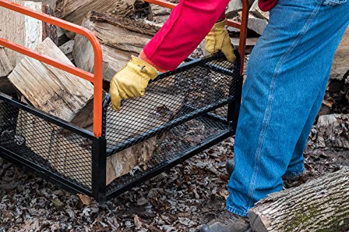 Orange Black Steel Dump Cart X808